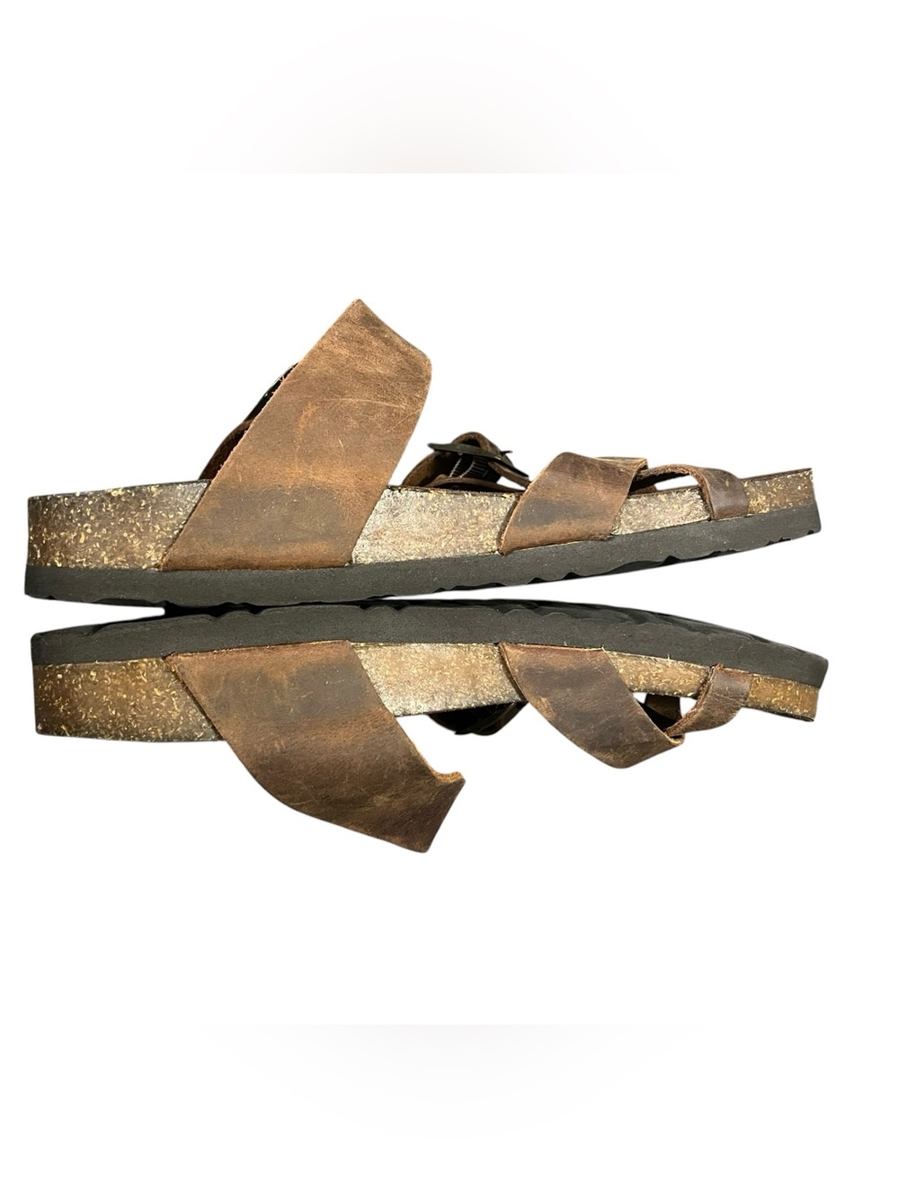 Mountain Sole Women’s Leather Sandals Size 6 - Picture 5 of 7
